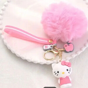 2/$30 Or 3/$35 Barbiecore‎ Hello kitty keychain (#930)(I)